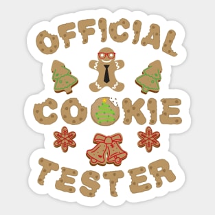 Official Cookie Tester Sticker